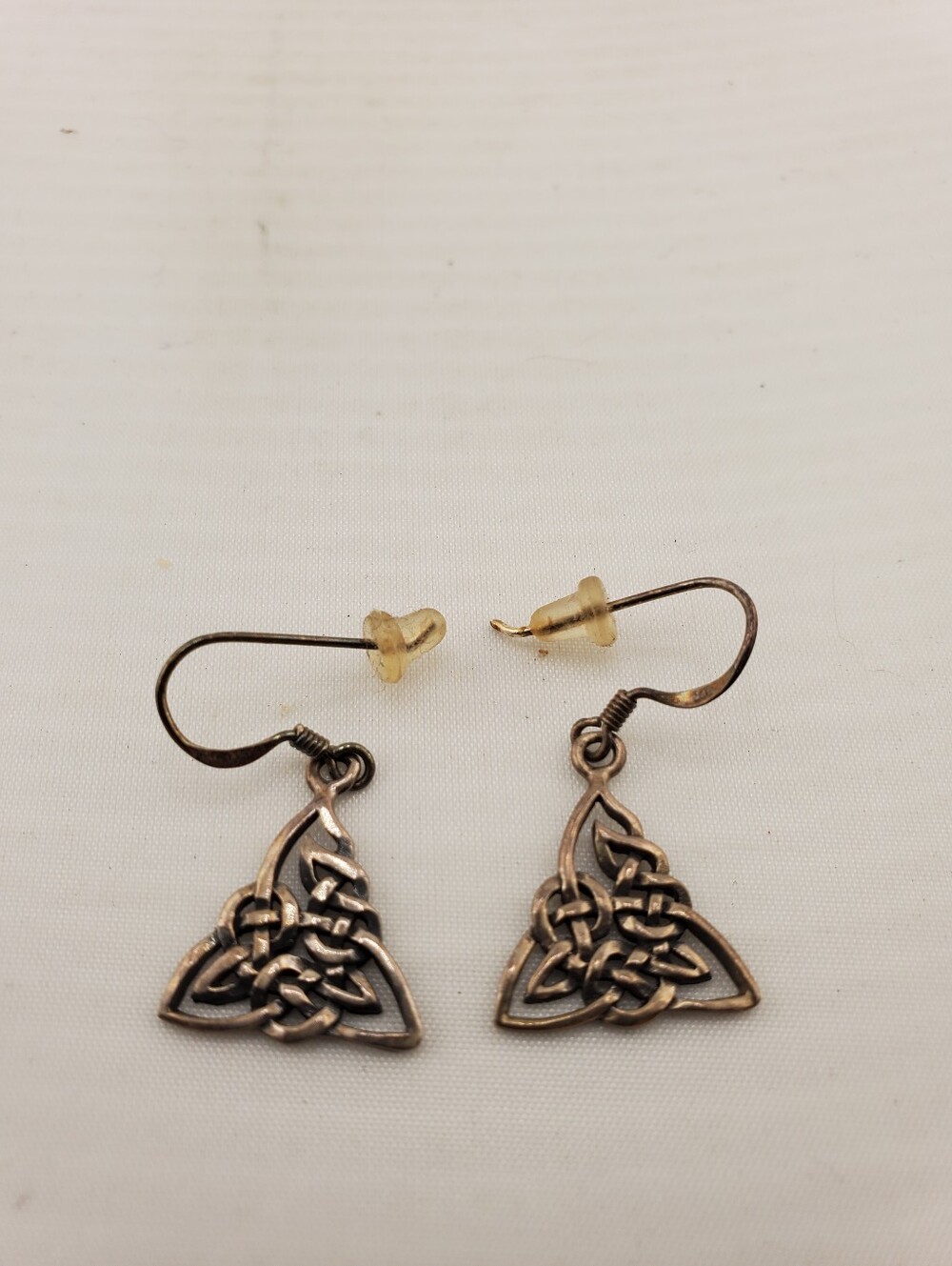 Sterling Celtic Trinity Knot Earrings